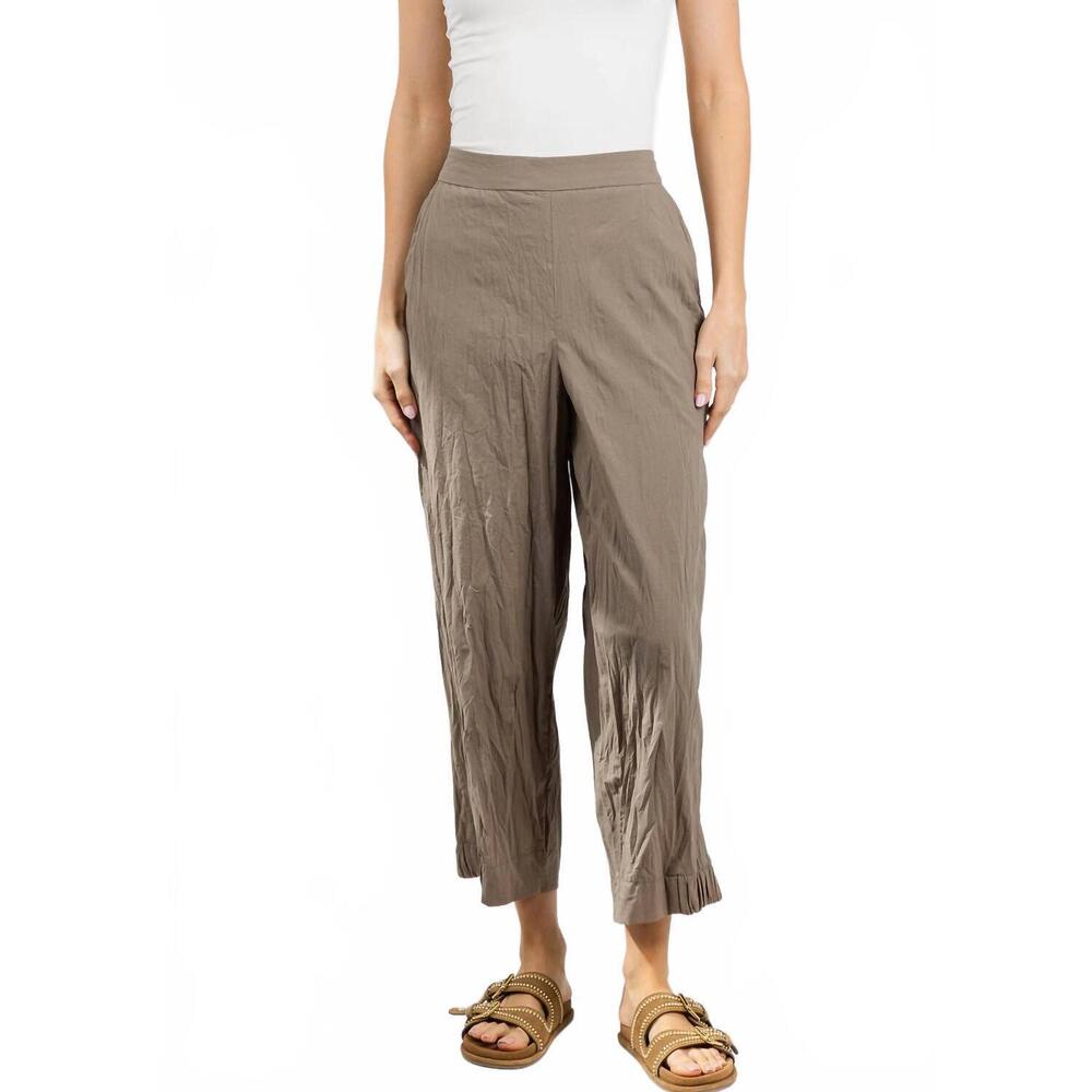NEW OZAI N KU crop pants in olive